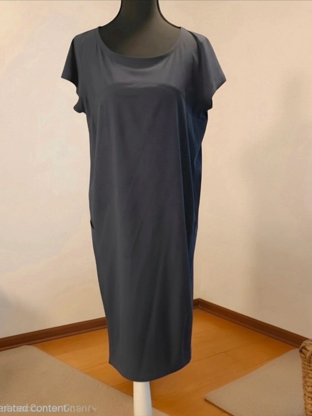 T‎ by Talbots Small Outdoor Lightweight Dress Navy